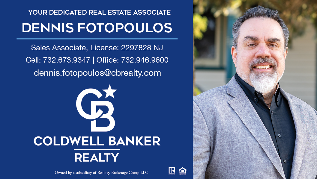 Dennis Fotopoulos Coldwell Banker Realty Sales Associate, Holmdel Colts Neck, Monmouth County, Real Estate in Monmouth County
